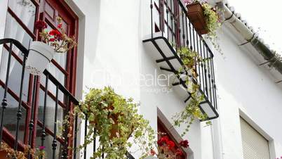 Typical andalusian balconies