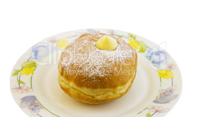 Hanukkah doughnut