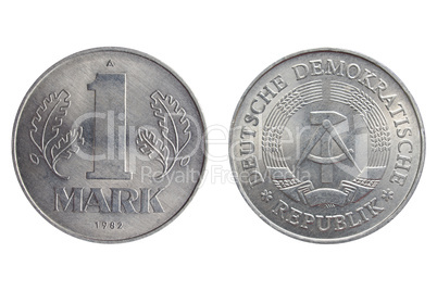 One Mark coin