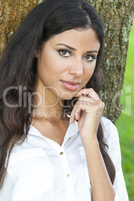 Beautiful Happy Hispanic Latina Woman