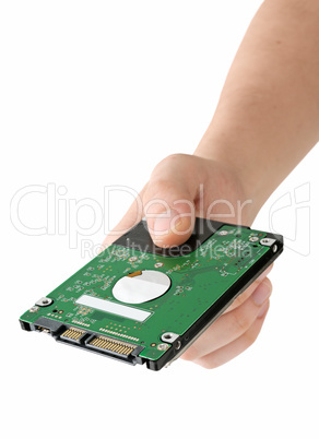 hard disk in hand