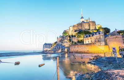 Fortress of Mont Saint-Michel, Normandy, France