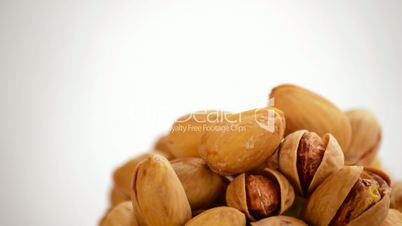 Pistachios, nuts, rotating loop