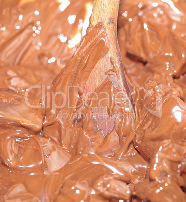 Light brown chocolate cream background