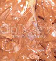 Light brown chocolate cream background
