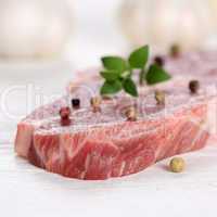 Rohes Schweinefleisch Steak Kotelett