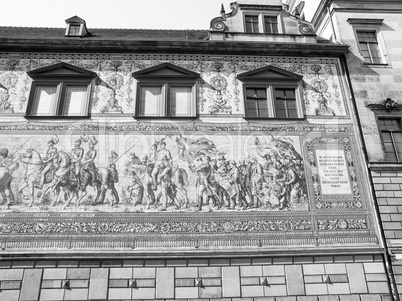 Fuerstenzug Procession of Princes in Dresden, Germany