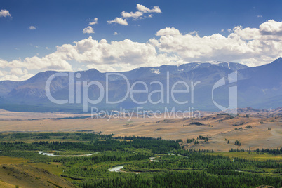 River Valley Chuia, Altai Mountains