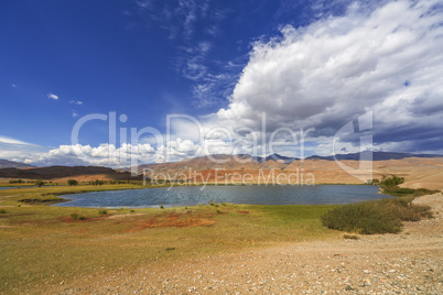 Lake Krasnogorsk in the Altai Republic