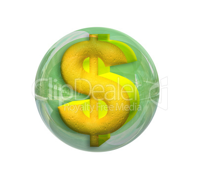 Dollar in a sphere