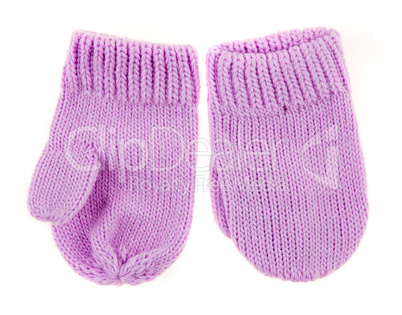 Children's autumn-winter mittens