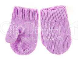 Children's autumn-winter mittens