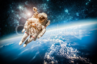 Astronaut in outer space