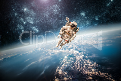 Astronaut in outer space