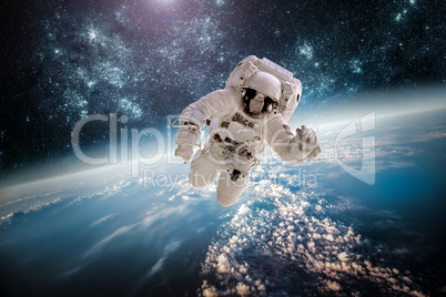 Astronaut in outer space