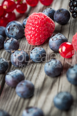 Blueberries background