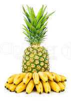 Pineapple and banana
