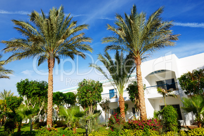 The holiday villas at luxury hotel, Sharm el Sheikh, Egypt