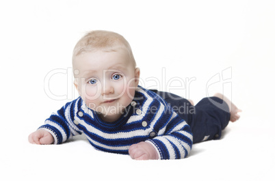 baby mit blauen Augen