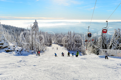 Winterlandschaft Ski Alpine Skilift