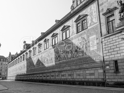 Fuerstenzug Procession of Princes in Dresden, Germany