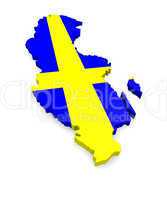 Map of Sweden