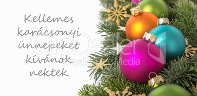 Hungarian Christmas card Hungarian Christmas card