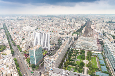 Amazing aerial view of Paris Amazing aerial view of Paris
