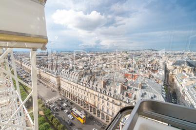 Stunning aerial view of Paris