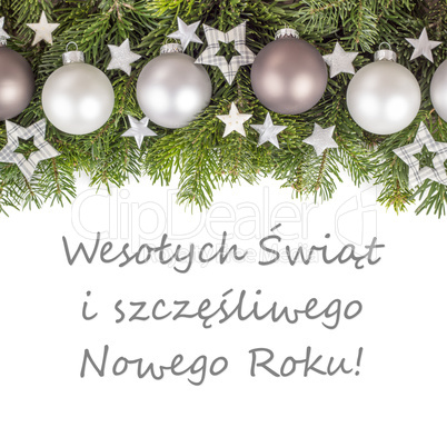 polish Christmas card