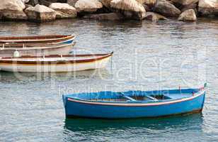 Fishing boats in the Gulf of Naples