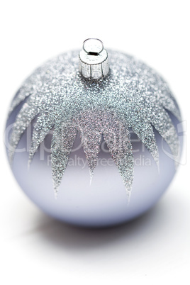 Glittery Christmas ornament ball