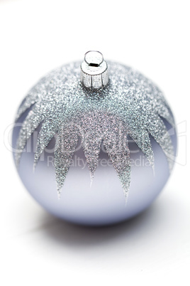 Glittery Christmas ornament ball