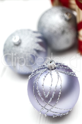 Glittery Christmas ornament ball