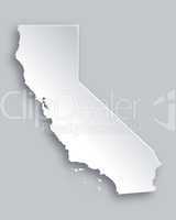 Karte von California