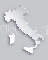 Karte von Italien