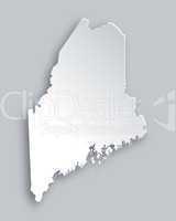 Karte von Maine