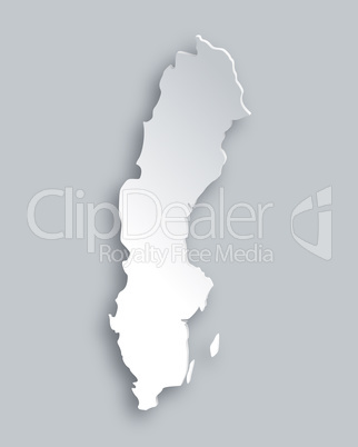 Karte von Schweden Karte von Schweden