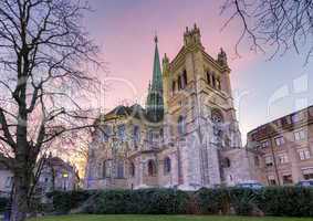 Saint-Pierre cathedral in Geneva, Switzerland