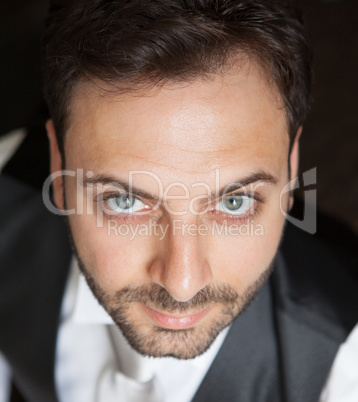 Young Italian groom before marriage