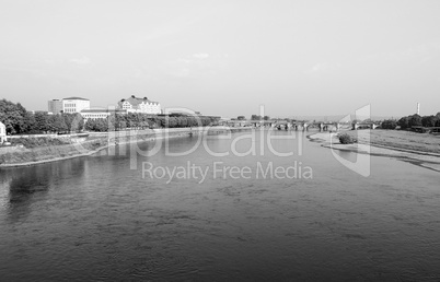 Elbe river in Dresden