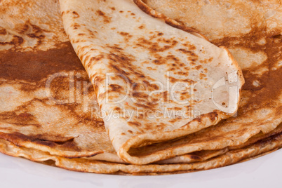 Delicious Pancakes on Plate Served