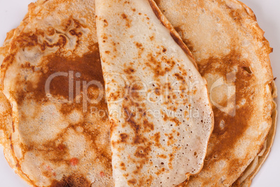 Delicious Pancakes on Plate Served