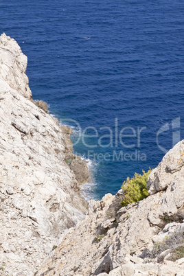 beautiful riffs rock stone sea ocean in summer