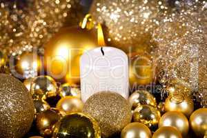 festive glitter christmas decoration bauble seasonal