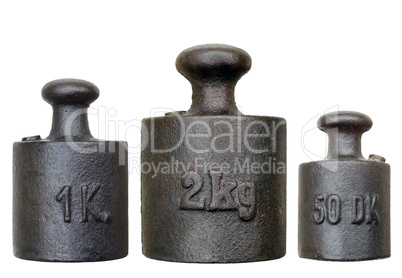 set of weights - various weights