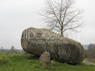 balanced boulder