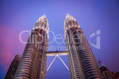 The Petronas Towers, Kuala Lumpur