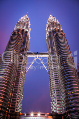 The Petronas Towers, Kuala Lumpur