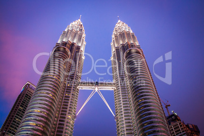 The Petronas Towers, Kuala Lumpur